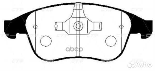Ckss-13 Колодки тормозные дисковые перед
