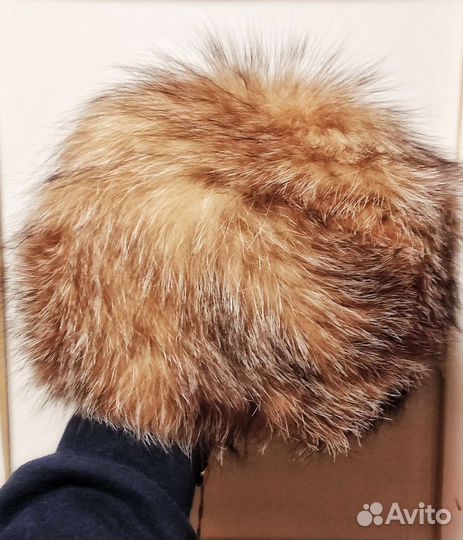 Шапка женская. Лиса натуральная. Новая