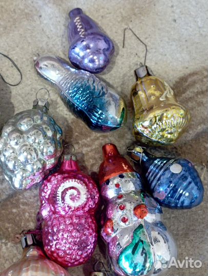 Елочные игрушки СССР