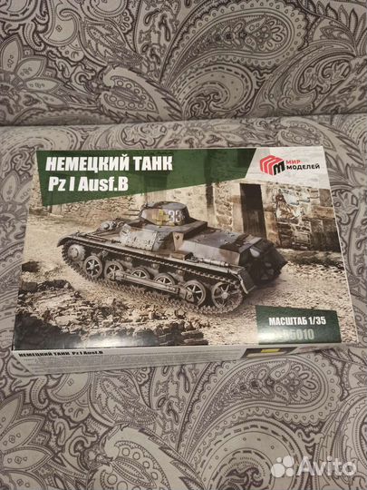 Сборная модель танка 1 35 Мир Моделей Pz Kpfw I B