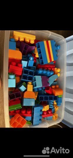 Конструктор Mega Bloks крупнве детали для малышей