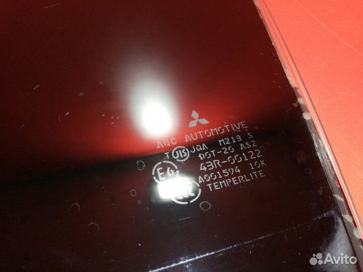 Стекло двери заднее левое Mitsubishi Lancer CY2A