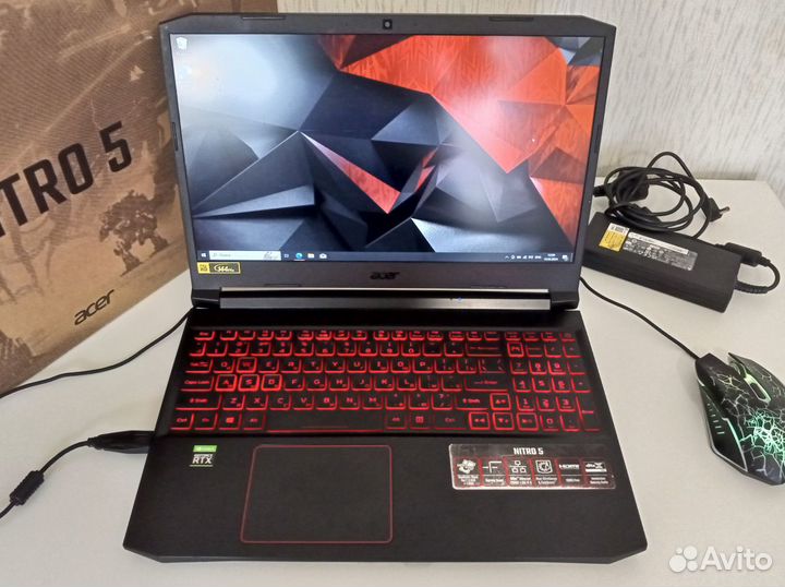 Acer Nitro AN515-55 i7-10750H/16Gb/512Gb/RTX 3050T