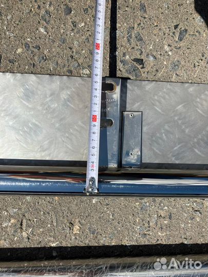 Подрожки пороги хромированные, универсальные