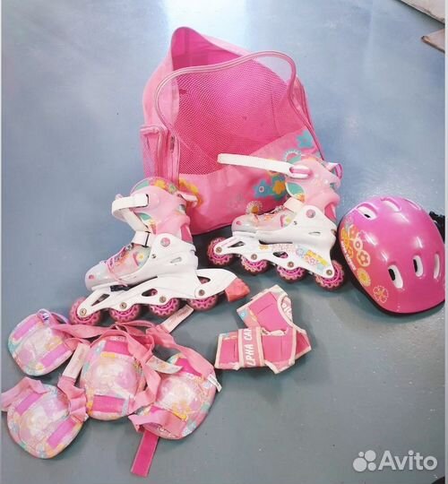 Роликовые коньки детские раздвижные
