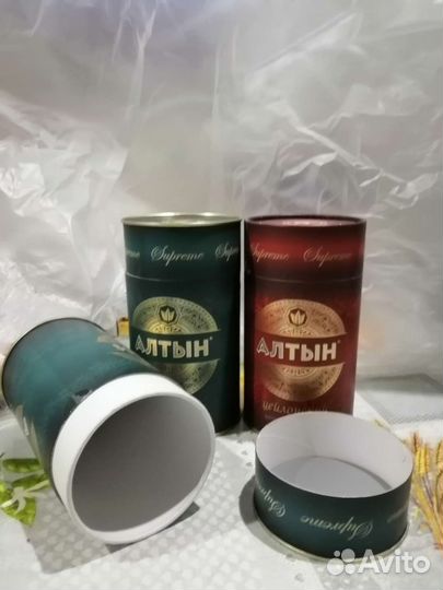 Банки для сыпучих продуктов из-под чая