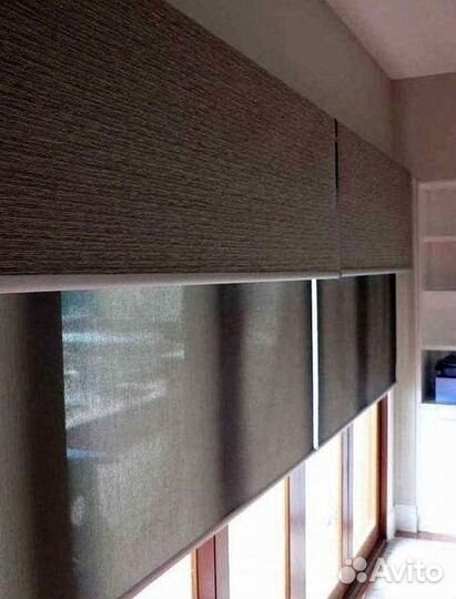 Рулонные шторы зебра