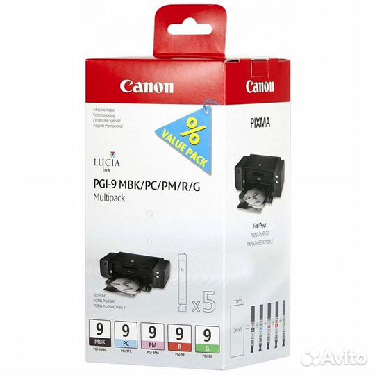Струйный картридж Canon PGI-9 MBK/PC/PM/R/G 118380