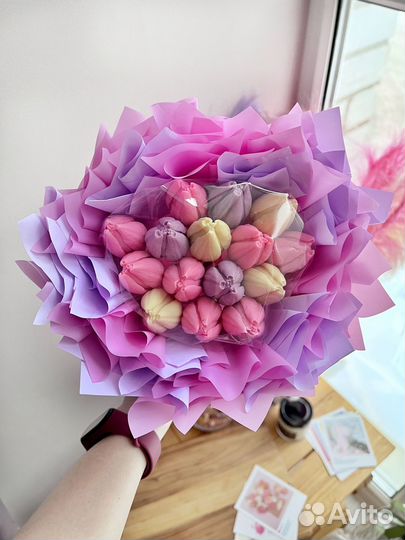 Тюльпаны из шоколада/ съедобный букет