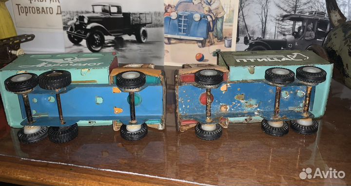 Машины игрушки грузовики СССР триг