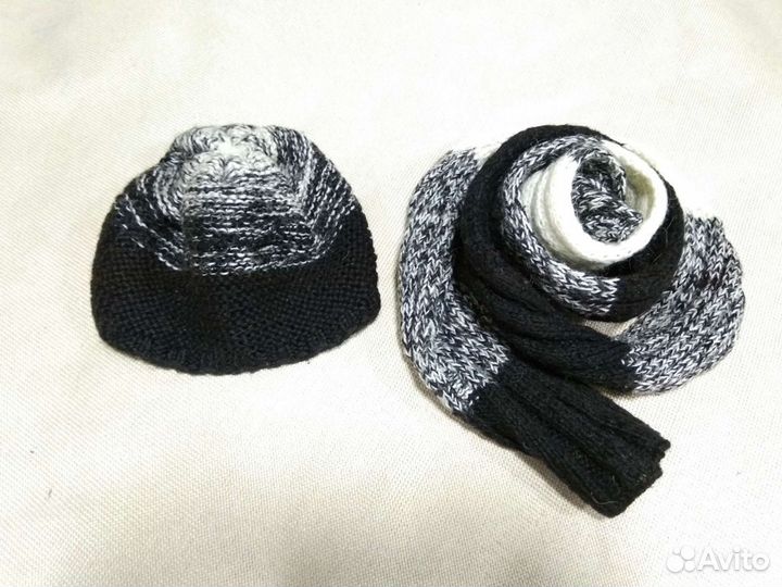 Комплект шапка и шарф женские