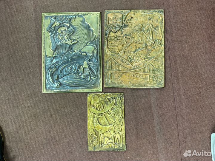 Чеканка медная СССР