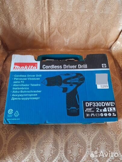 Оригинал. Новый шуруповерт Makita DF 330 DWE