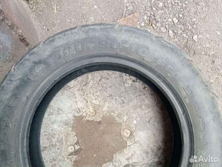 Шины для скутера 100/90/10