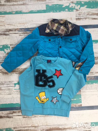 Легкая курточка и хлопковая кофта