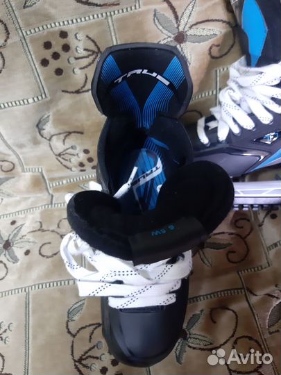 Коньки хоккейные профессиональные true размер 6,5W