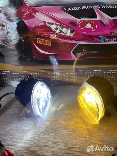 Противотуманные фары на Audi 90W