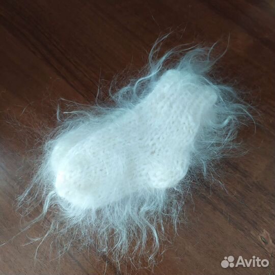 Варежки и носки пуховые детские