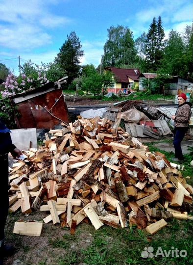 Дрова в укладку любого объема Березовые в Выборге