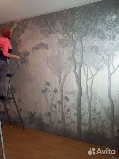 Малярные работы(обои,шпаклевка,покраска)