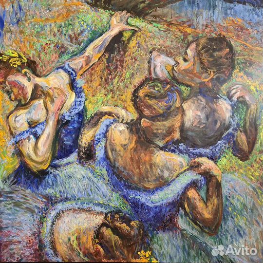 Картина-Голубые танцовщицы