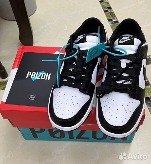 Nike dunk low retro white black оригинал