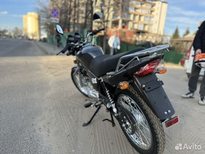 Новый мотоцикл minsk D4 125 графитовый