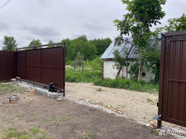 Откатные ворота с автоматикой