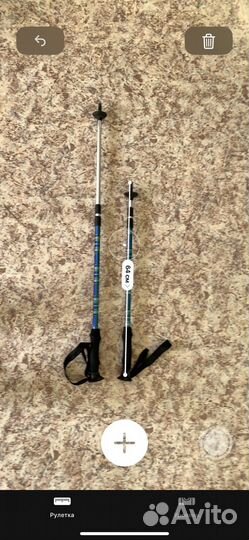Детские телескопические палки для лыж