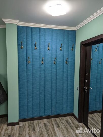 Мягкие стеновые панели в прихожей