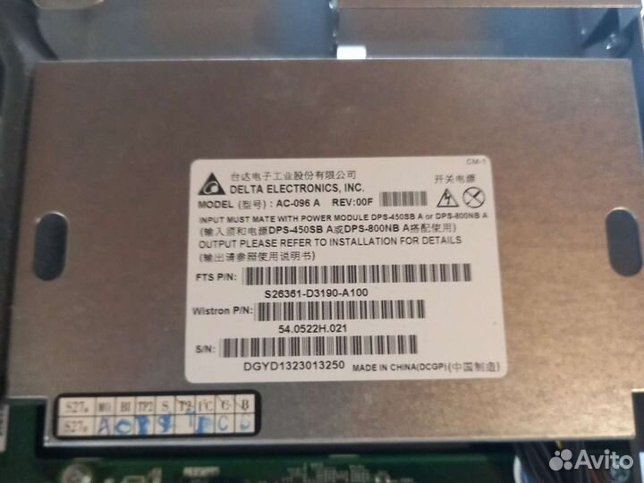 Delta AC-096 A Rev: 00F