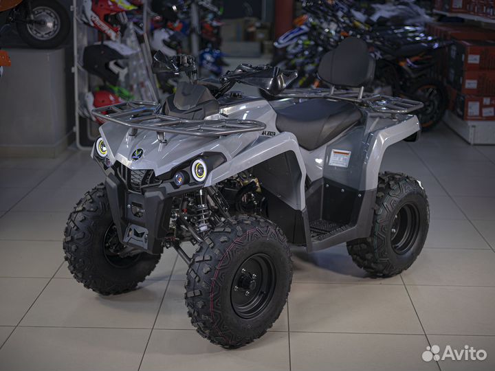 Квадроцикл Mikilon Hammer 200L Pro (серый)