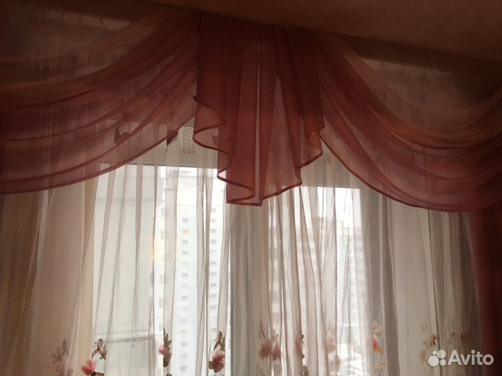 Шторы, тюль и ламбрекен для спальни