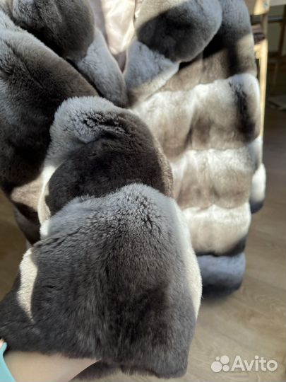 Шуба из орилага/бобрика