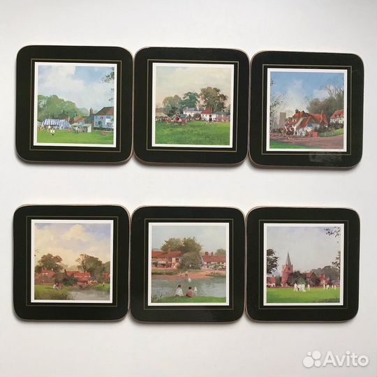 Подставки под бокалы Великобритания (винтаж)