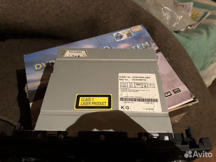 Магнитола Honda CR-V 2007-9