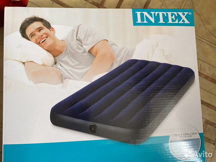 Надувной матрас intex, кровать