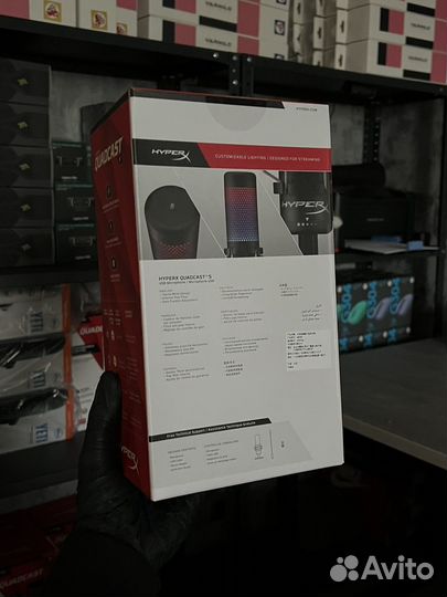 Микрофон Hyper X Quadcast S Black