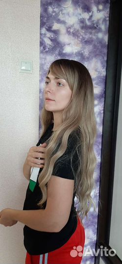 Парик волнистый омбре