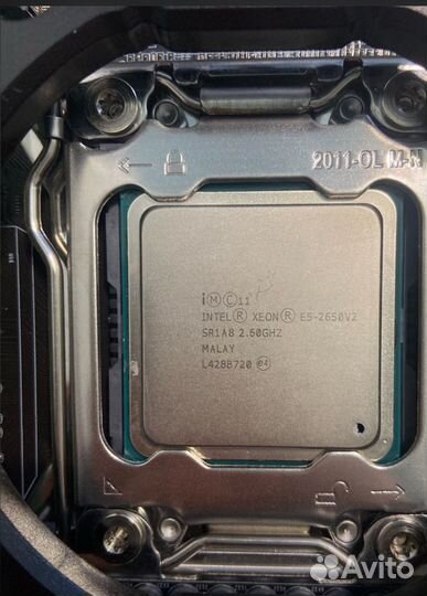 Материнская плата LGA2011+X79Pro+2689v2+8Ядер+16gb