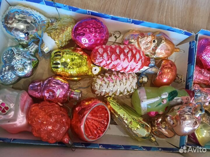 Елочные игрушки СССР одним лотом