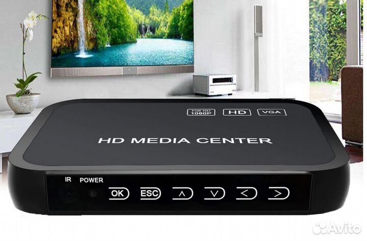 Аудио-видео медиаплеер HD 1080P для любых экранов