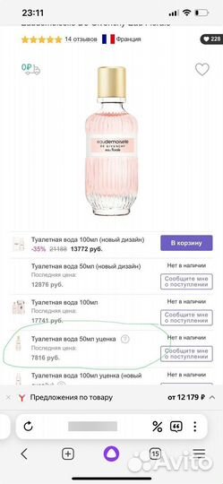 Туалетная вода givenchy