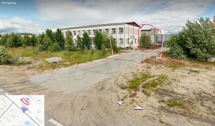 Аренда теплый склад (гараж), 613 м²