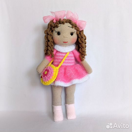Кукла Вязаная крючком 40 см