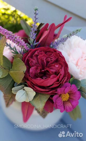 Интерьерная композиция в керамическом кашпо