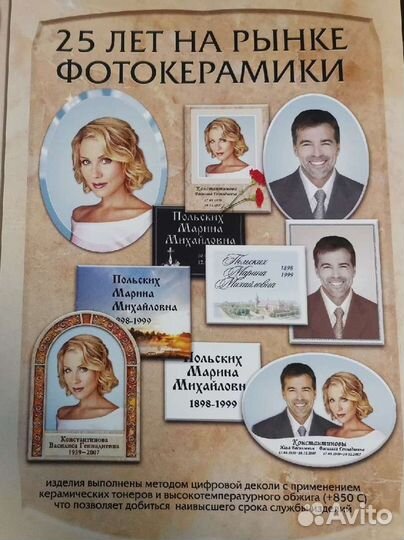 Фотоовалы. Памятники. Портреты. Установка