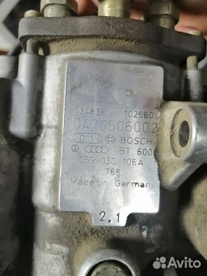 Тнвд audi a6 2.5 тди