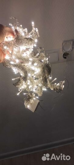 Гирлянда штора новогодняя 3х3 новая