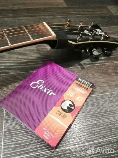 Струны для акустической гитары elixir 1047 (16002)